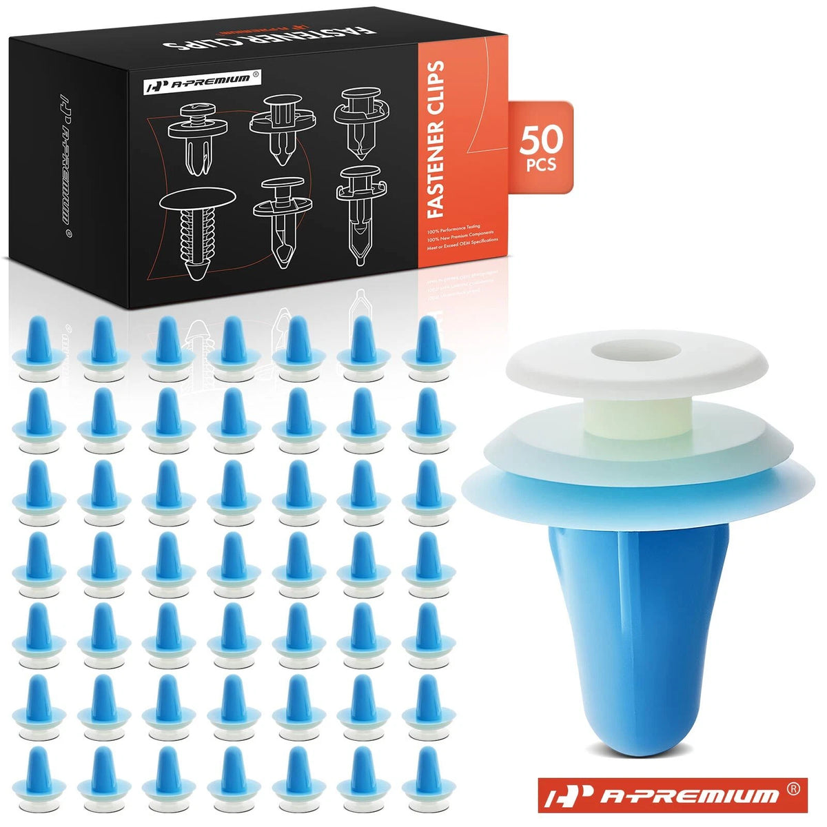 50Pcs Nylon Door Panel Retainer Clips for Toyota Camry Corolla (2007–2020) 6777122010, 67771-22010, 14270
