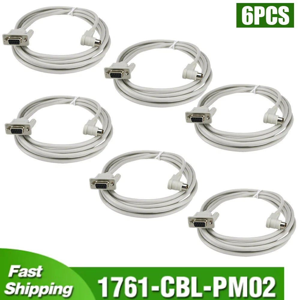 6PCS PLC Cable Replacement for Allen Bradley MicroLogix 1000 1500