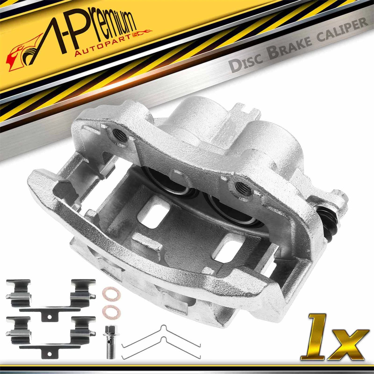 A-Premium Brake Caliper w/ Bracket for Nissan X-Trail (2002–2006) 410118H600, 19-B6770