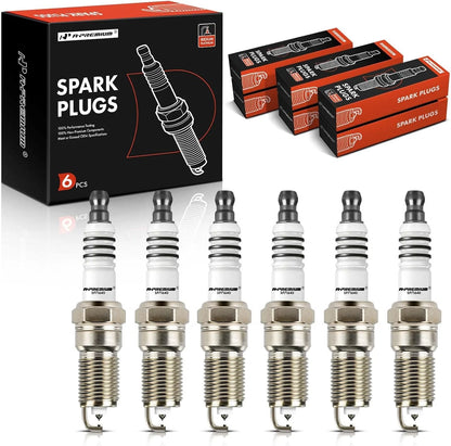 6PCS Iridium Platinum Spark Plugs for Buick Chevrolet Ford GMC (APSP101)