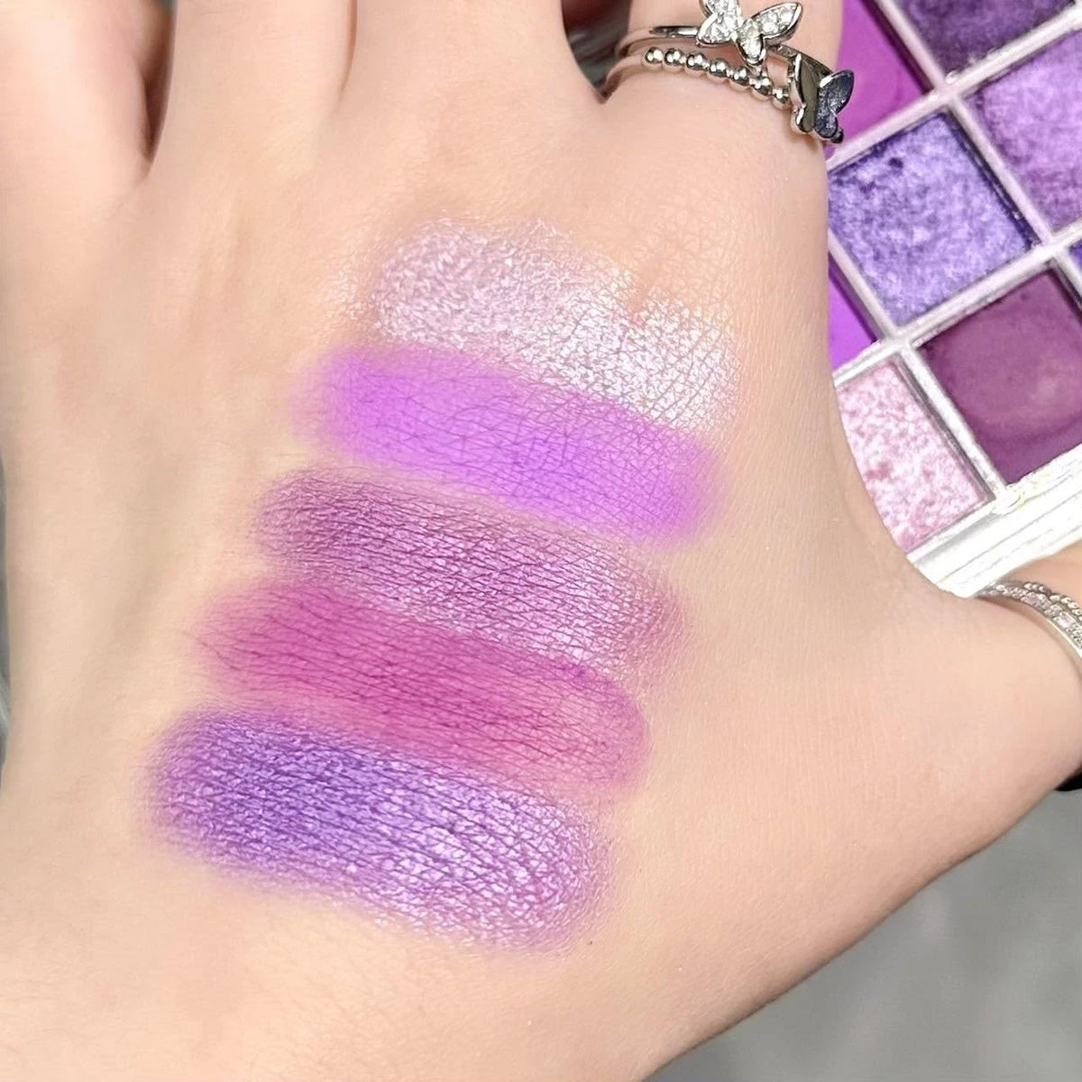 Eyeshadow Palette for Makeup (Pack of 1) - 9 Colors, Purple