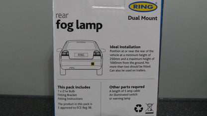 Square Rear Red Fog Light for Car/Van/Trailer (RL014)