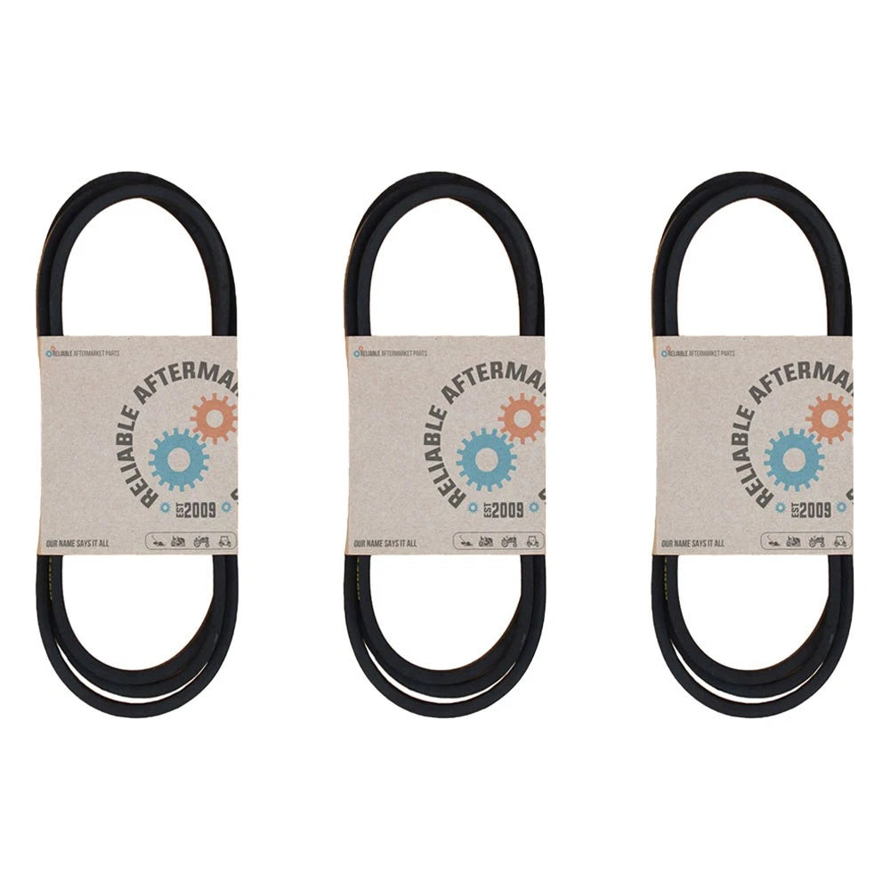 Set of 3 Deck Belts for Yard King 7800734 (42" Deck)