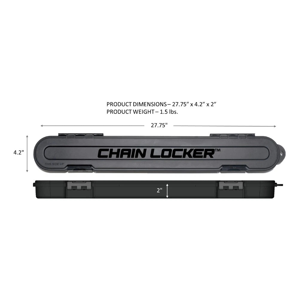Chain Locker Chainsaw Chain Storage Case for 20" Chains (Orange)