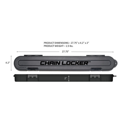 Chain Locker Chainsaw Chain Storage Case for 20" Chains (Orange)