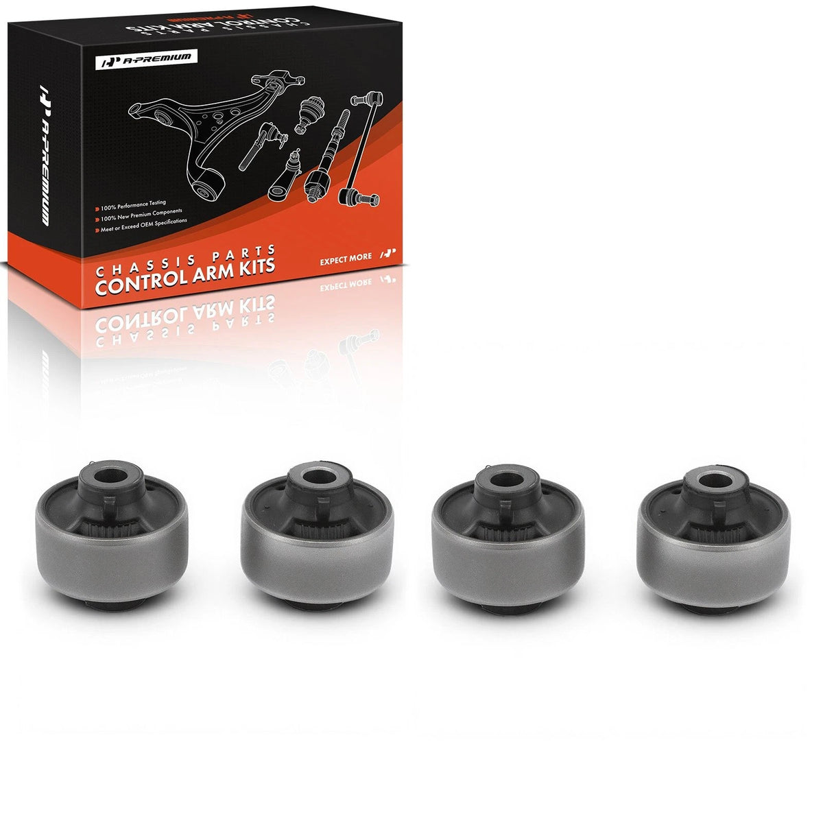 2X Control Arm Bushings for Nissan Rogue Rogue Select (545004BA0A, 545014BA0A, 545004BD0A, 545004CA0A, 545005HA0A, GS30495)