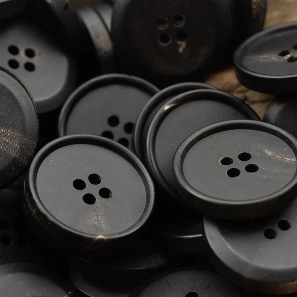 11 Pieces Real Horn Buttons for Blazer and Suit (20mm, 15mm)