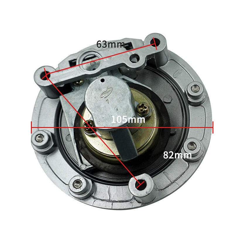 Fuel Gas Tank Cap for Yamaha MT09 FZ09 XVS1300 (2014–2016) 2 Key