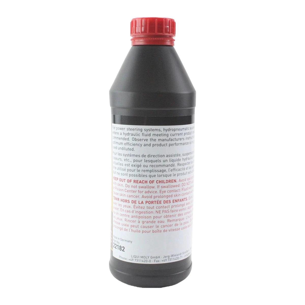 Set of 5 Liqui Moly 5L Central Hydraulic System Oil 2600