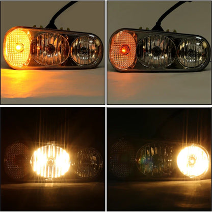 Snow Plow Headlights Light Kit for Boss Western Meyer Blizzard SnowDogg