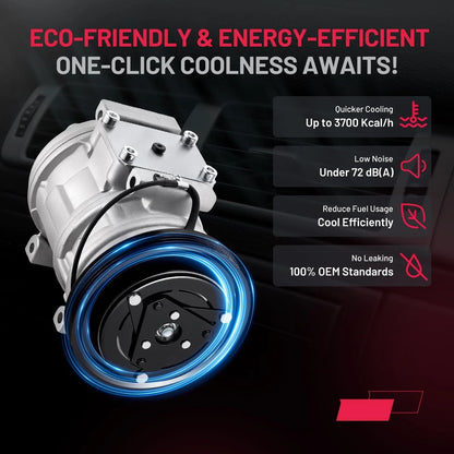 AC Compressor with Clutch for Acura Legend TL RL (1991–2004)