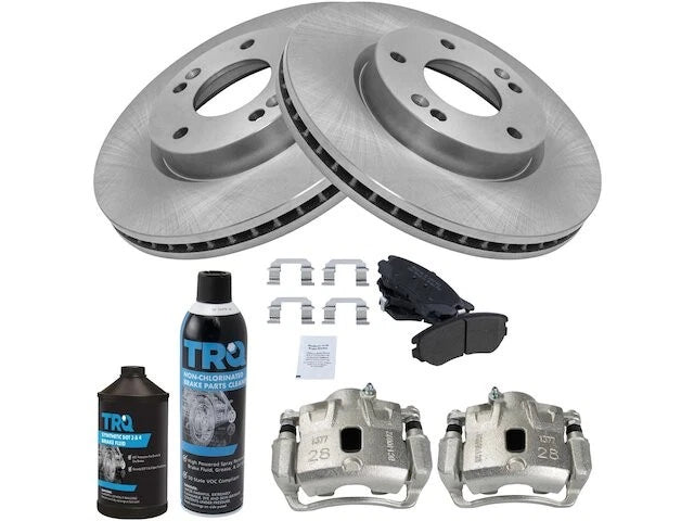 Set of 4 Brake Pads Rotors Calipers for Hyundai Tucson (2005–2009) 93842GVGP