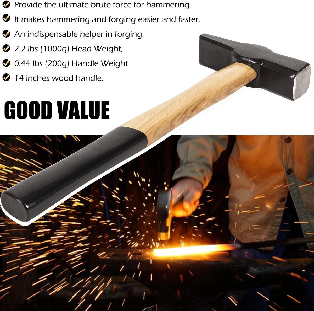Hammer Replacement Tool for Blacksmithing
