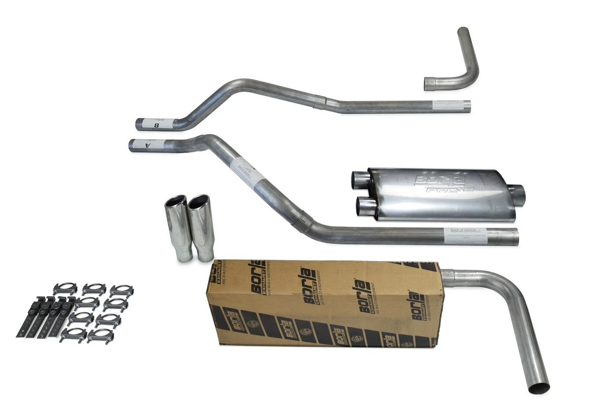 Dual Exhaust Kit for GMC Jimmy (2000–2004) - 2.5" Borla Pro XS Clamp Tip