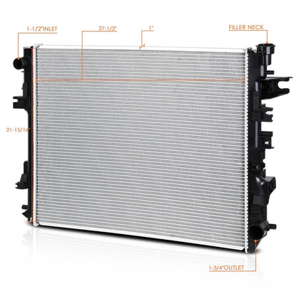 Aluminum Core Radiator for Ram 1500/2500/3500 Truck (2009–2018) DPI-13129