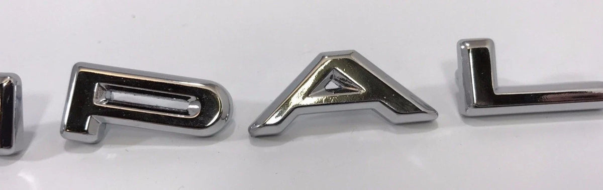 Quarter Panel Emblems Chrome Letters for Chevrolet Impala 1964–1964