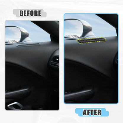 2pcs Carbon Fiber Door AC Outlet Vent Cover for Dodge Challenger (2015–2019)