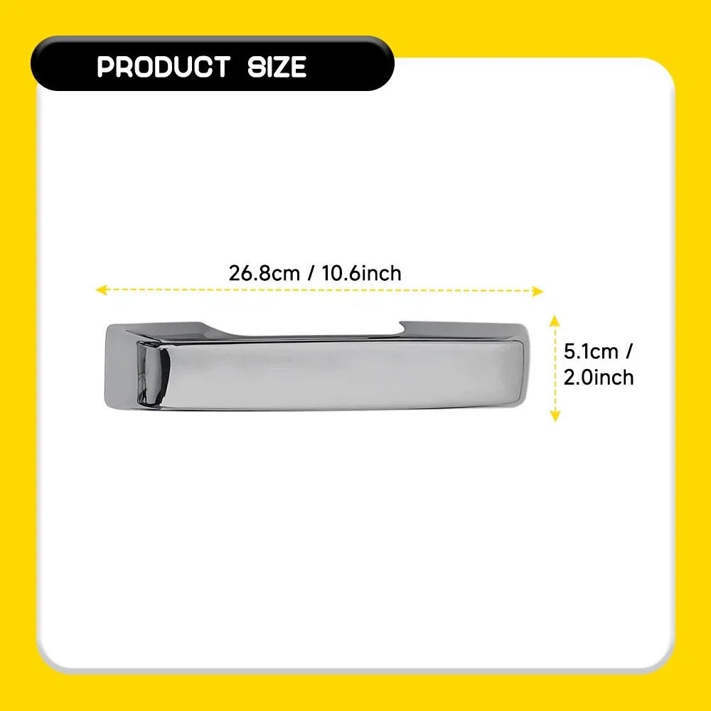 Gloss Chrome 4 Door Handle Covers for Ford F150 (2021–2025)