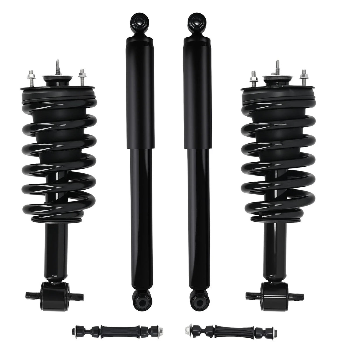 Set of 4 Front Struts and Rear Shocks for Chevy GMC Silverado Sierra 1500 (2014–2018)