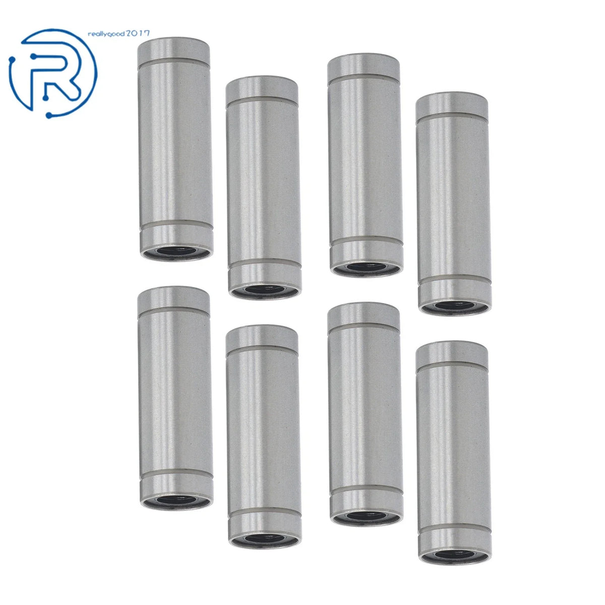 8X LM10LUU Linear Ball Bearings for CNC 3D Printer (10 × 19 × 55 mm)