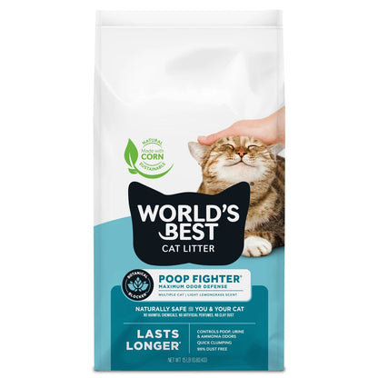 15lb Poop Fighter Maximum Odor Defense Cat Litter