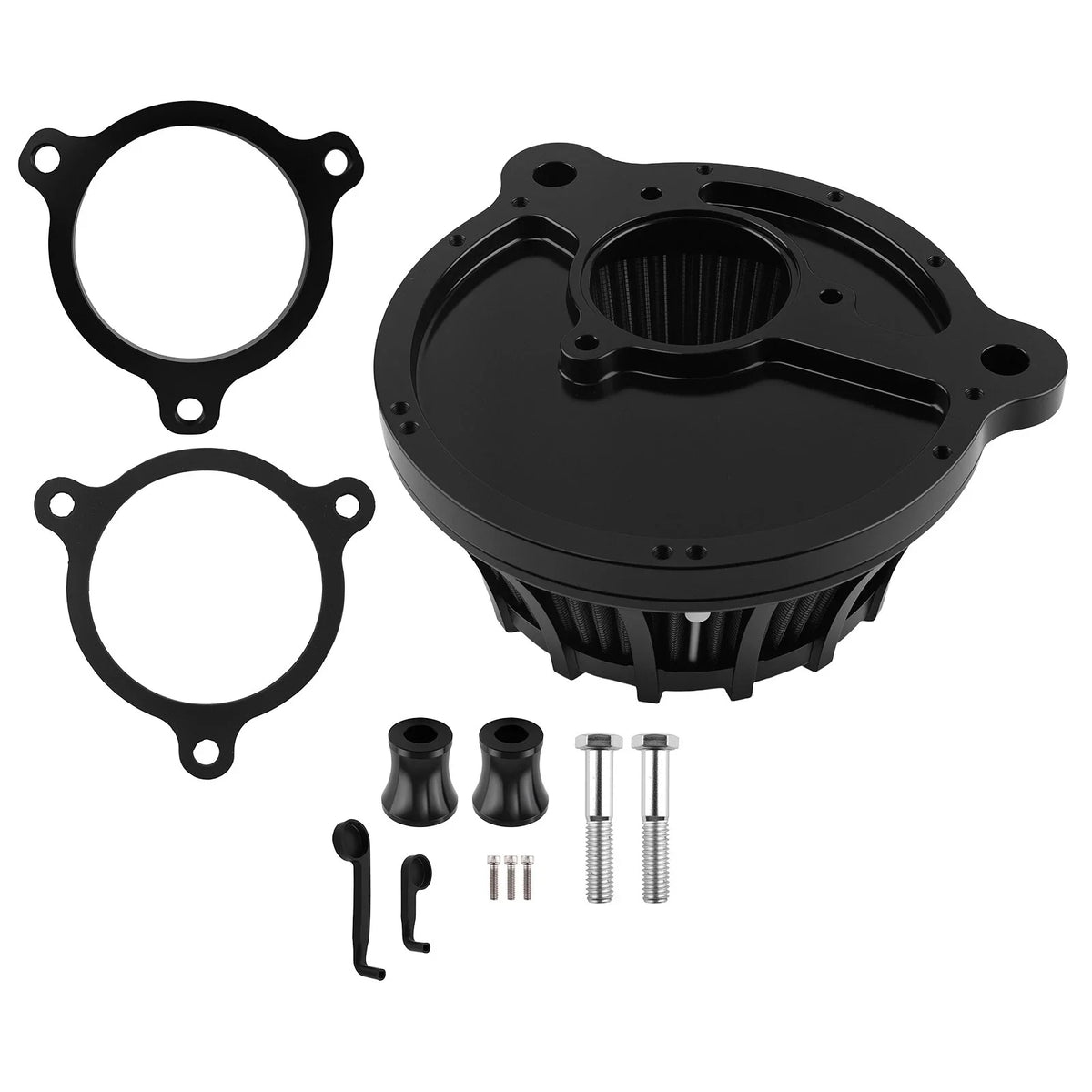 Air Intake Cleaner Kit for Harley M8 Softail Touring Trike (2017–2024) Black