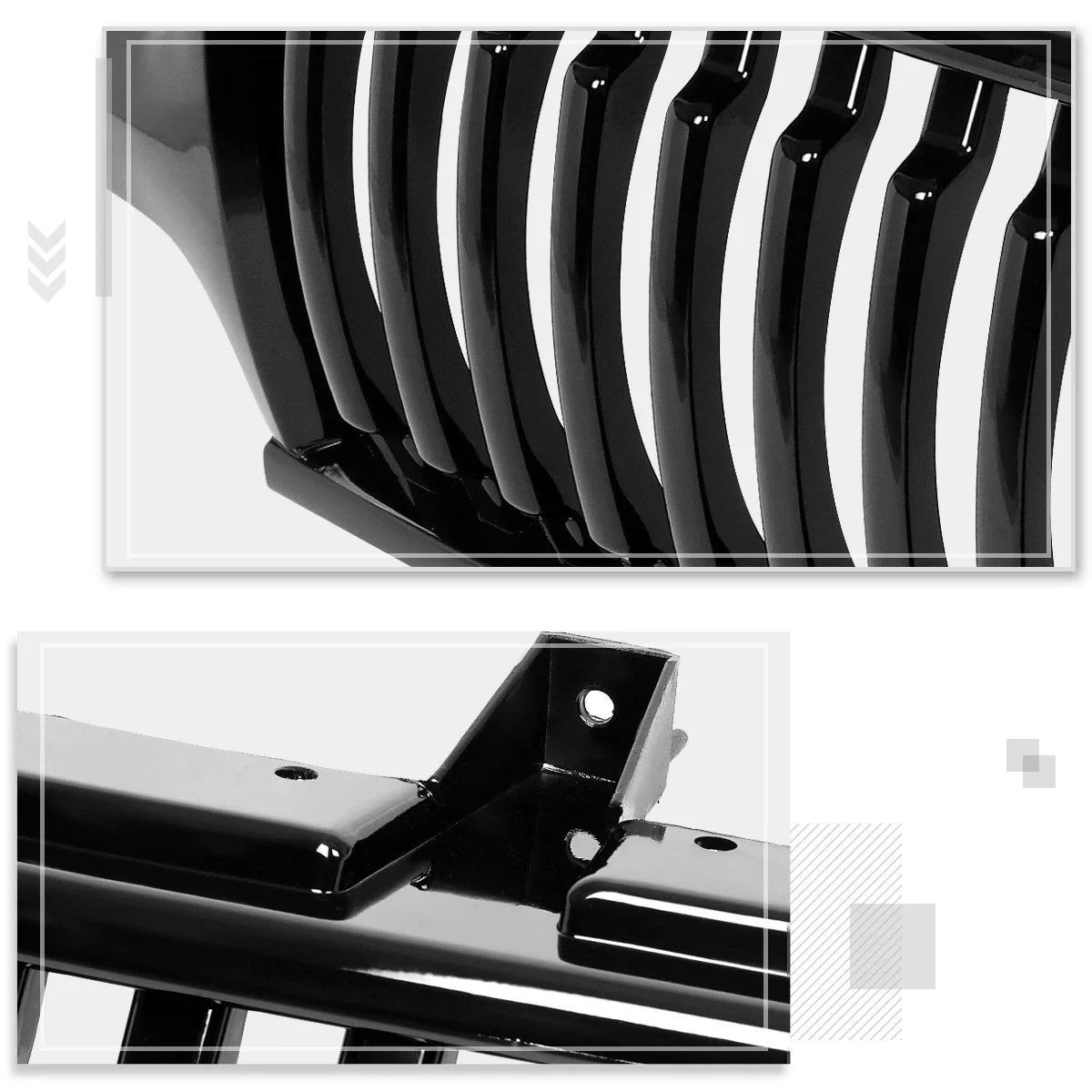 Vertical Fence Style Front Bumper Grille for Silverado Tahoe (1999–2006)