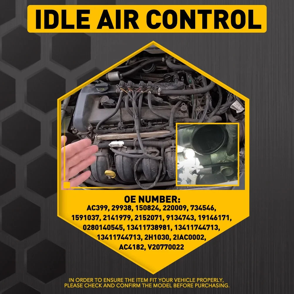 Idle Air Control Valve for BMW 323i 325Ci 325i 328i 330Ci 330i 330xi 525i (2000–2006)