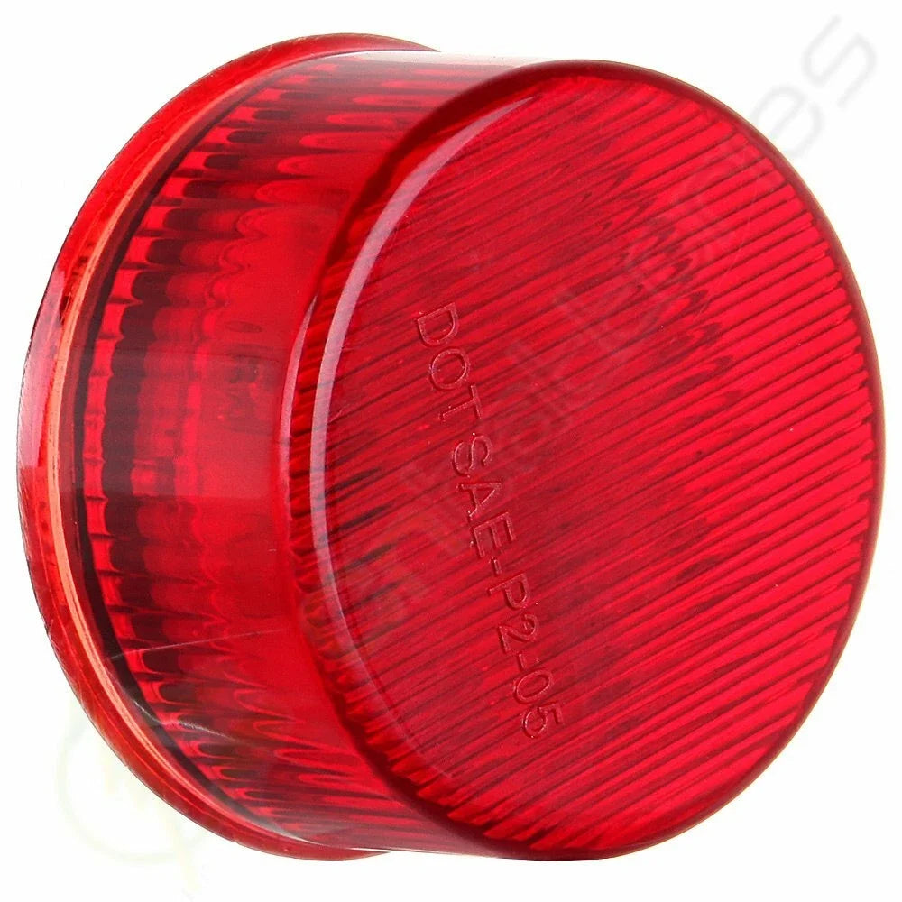 Pack of 10 Red 9LED Clearance Light for Truck Trailer (Sealed, 2" Round)