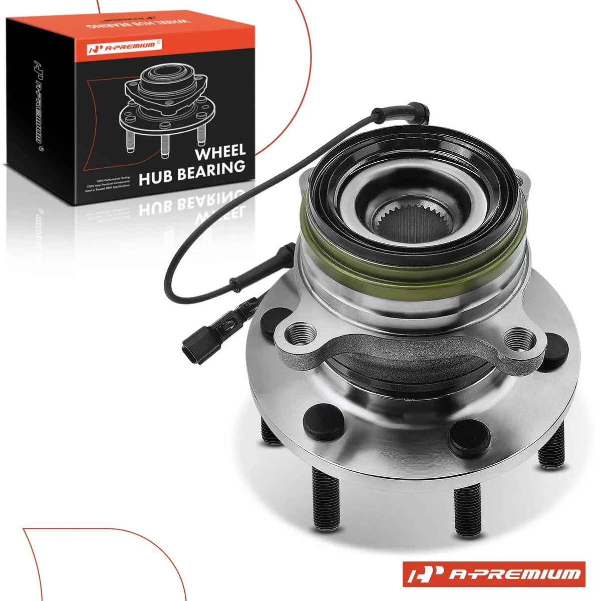 Front Wheel Hub & Bearing Assembly for Nissan Titan XD (2016–2024) 4WD