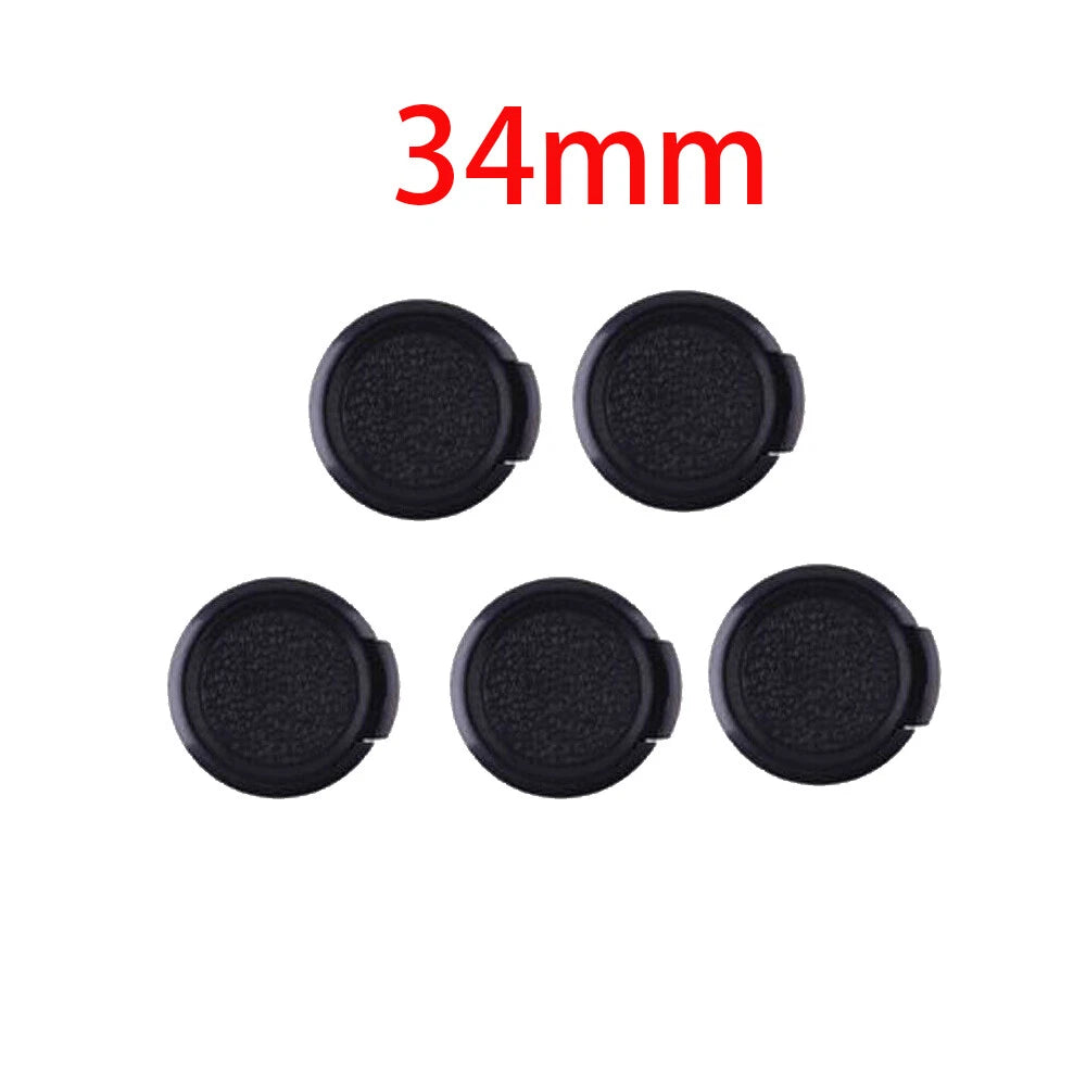 5Pcs 34mm Snap On Front Cap for DSLR SLR Camera Lens