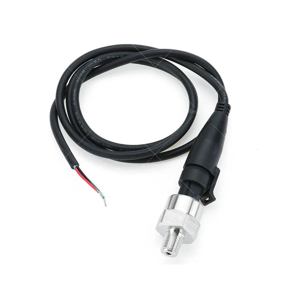 Stainless Steel 100PSI 1/8NPT Oil Fuel Air Pressure Transducer Sensor