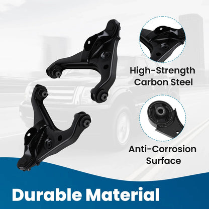 6x Front Upper Lower Control Arms Sway Bars for Ford F-150 Expedition (2009–2013)