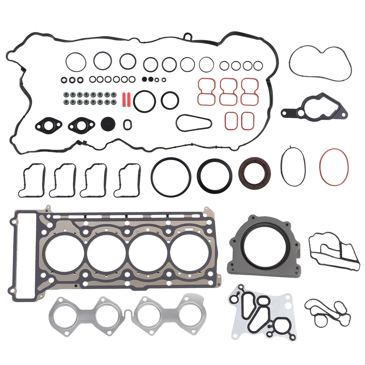 Engine Gasket Kit for Mercedes Benz E200 E250 E260 C200 C250 (M271) 0000535658, 2710161520, 2710140004