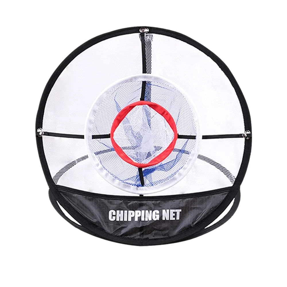 Chipping Net for Golf Practice (33"x28", Pop Up, Black/Green)