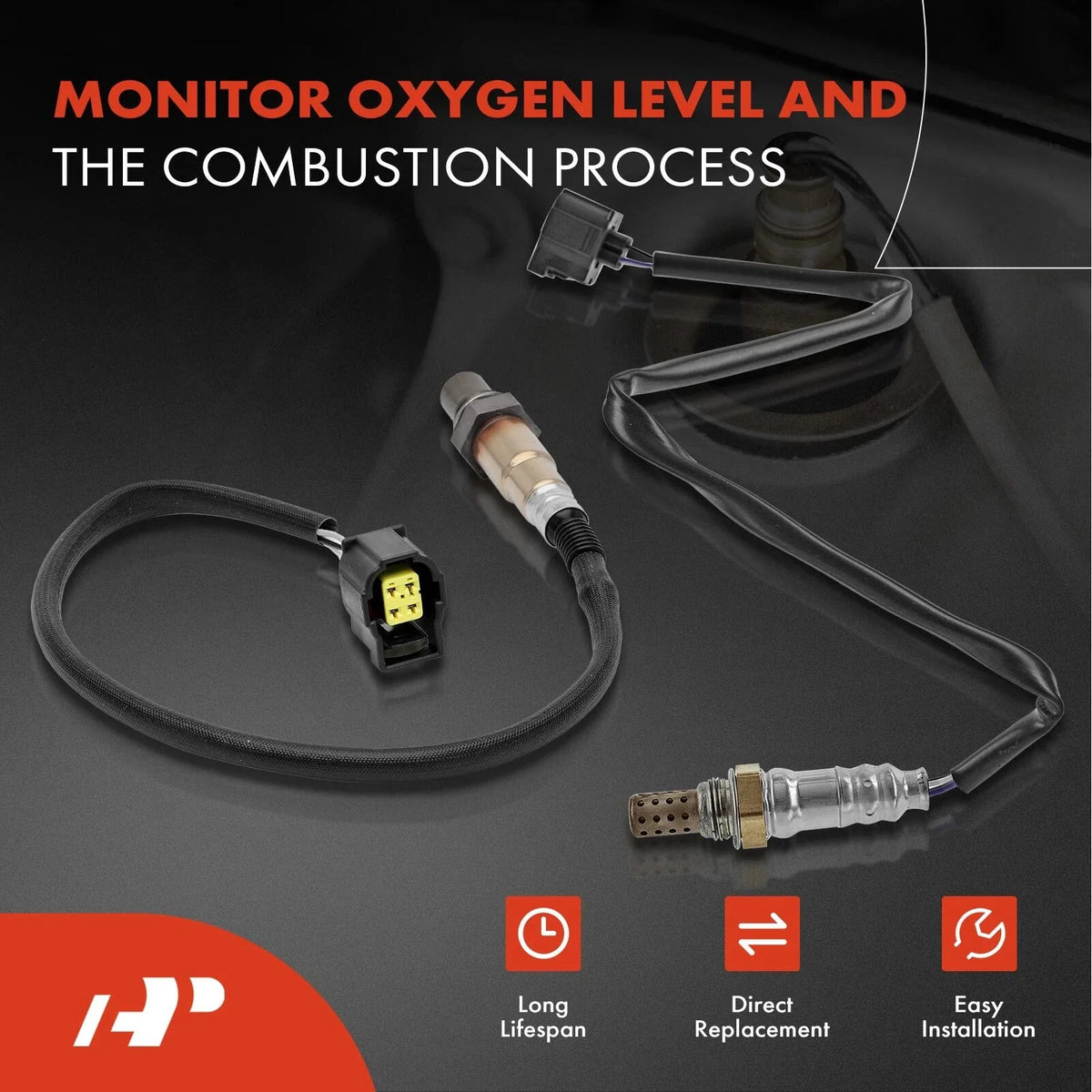 2X O2 Oxygen Sensors for Mercedes-Benz GL450 ML550 (2007–2012)