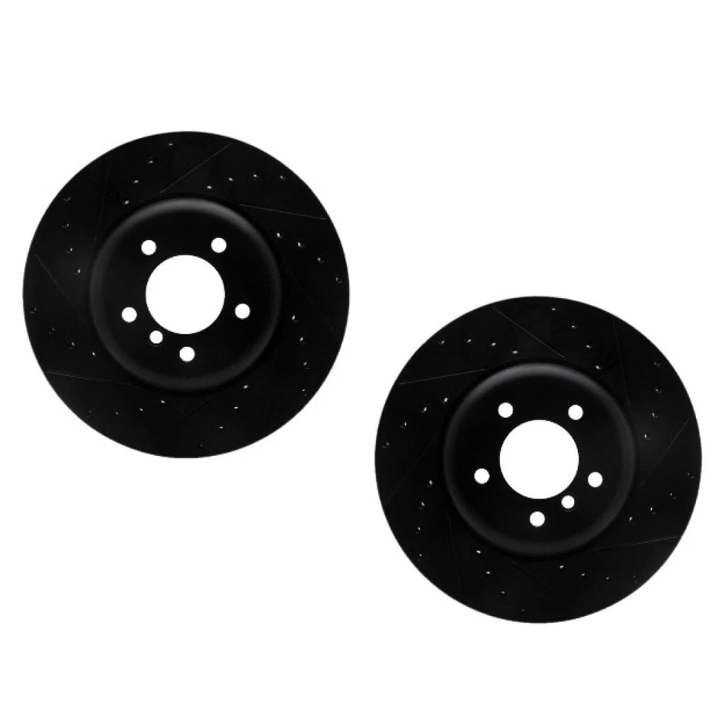 Rotor Set for BMW 650i/550i (2006–2010) | Drilled and Slotted | ALX-PAU-DF-8002-31035-CLA2