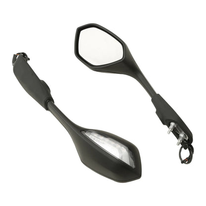 L&R Rear-View Mirrors with LED Turn Signals for BMW S1000RR (2019–2024)
