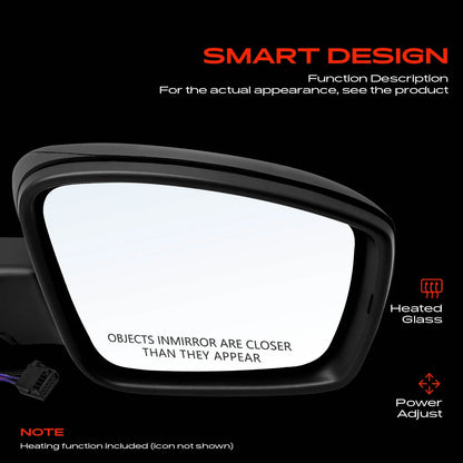 Power Mirror for VW Beetle (2013–2016) - 5C1857508AC9B9, 5C1857508P9B9, VW1321148