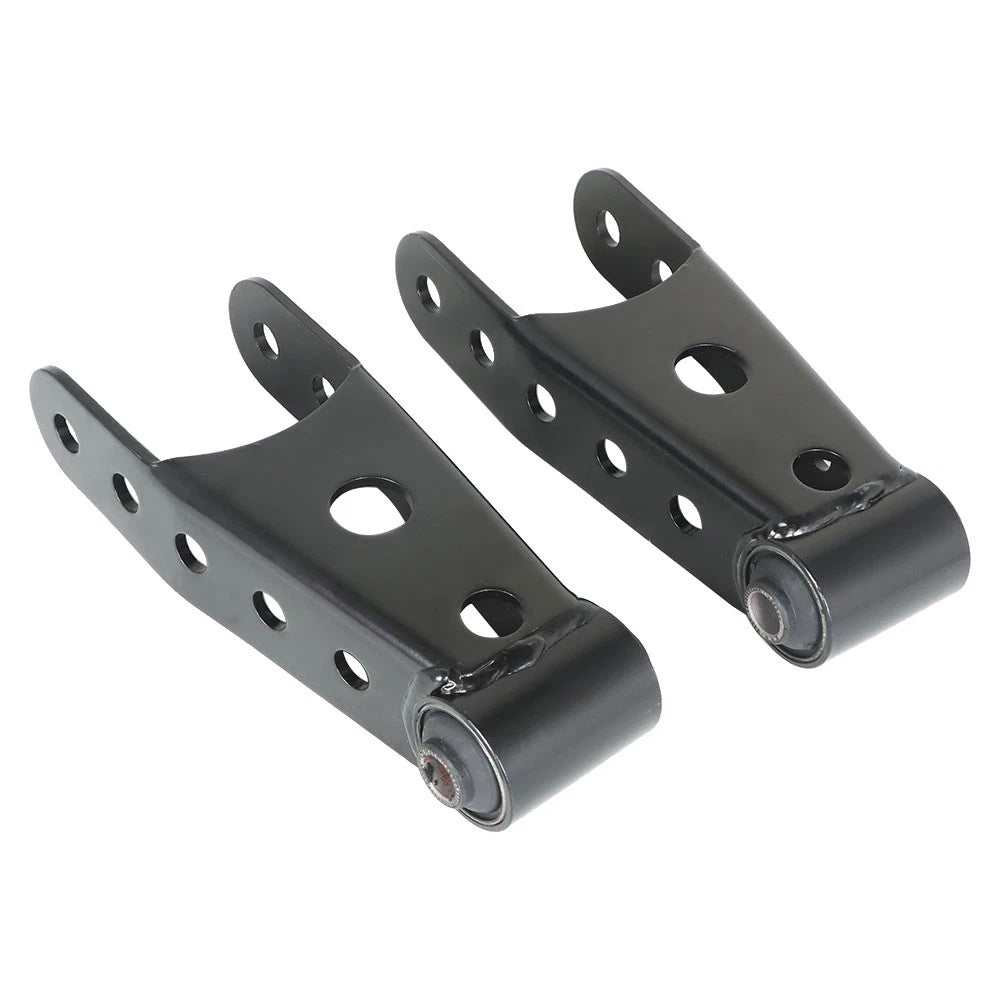 2X Rear Lowering Shackles for Chevrolet Dodge Ford GMC Pickup (6400) 2 Inch Drop