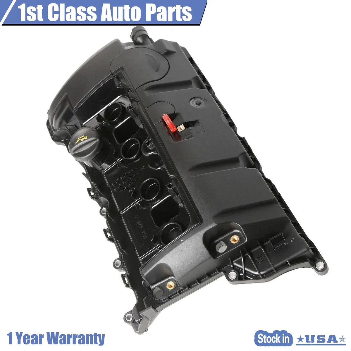 Engine Valve Cover & Gasket for Mini Cooper (2007–2016) W/O Turbo 1.6L 11127646554