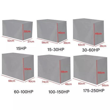 Outboard Motor Engine Cover for Universal 30-60 HP (Silver)