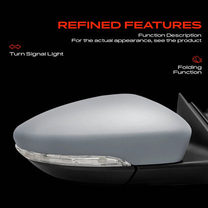 A-Premium Power Mirror for VW Passat (2016–2020) - 561857508BB9B9, 561857538AGRU, 561857522AB, VW1321163