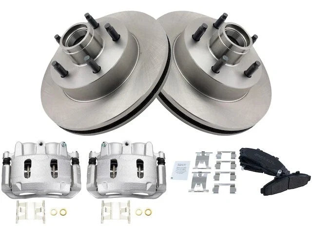Front Brake Pad Rotor Caliper Set for Mazda B4000 RWD (1998–1999) NB995TB