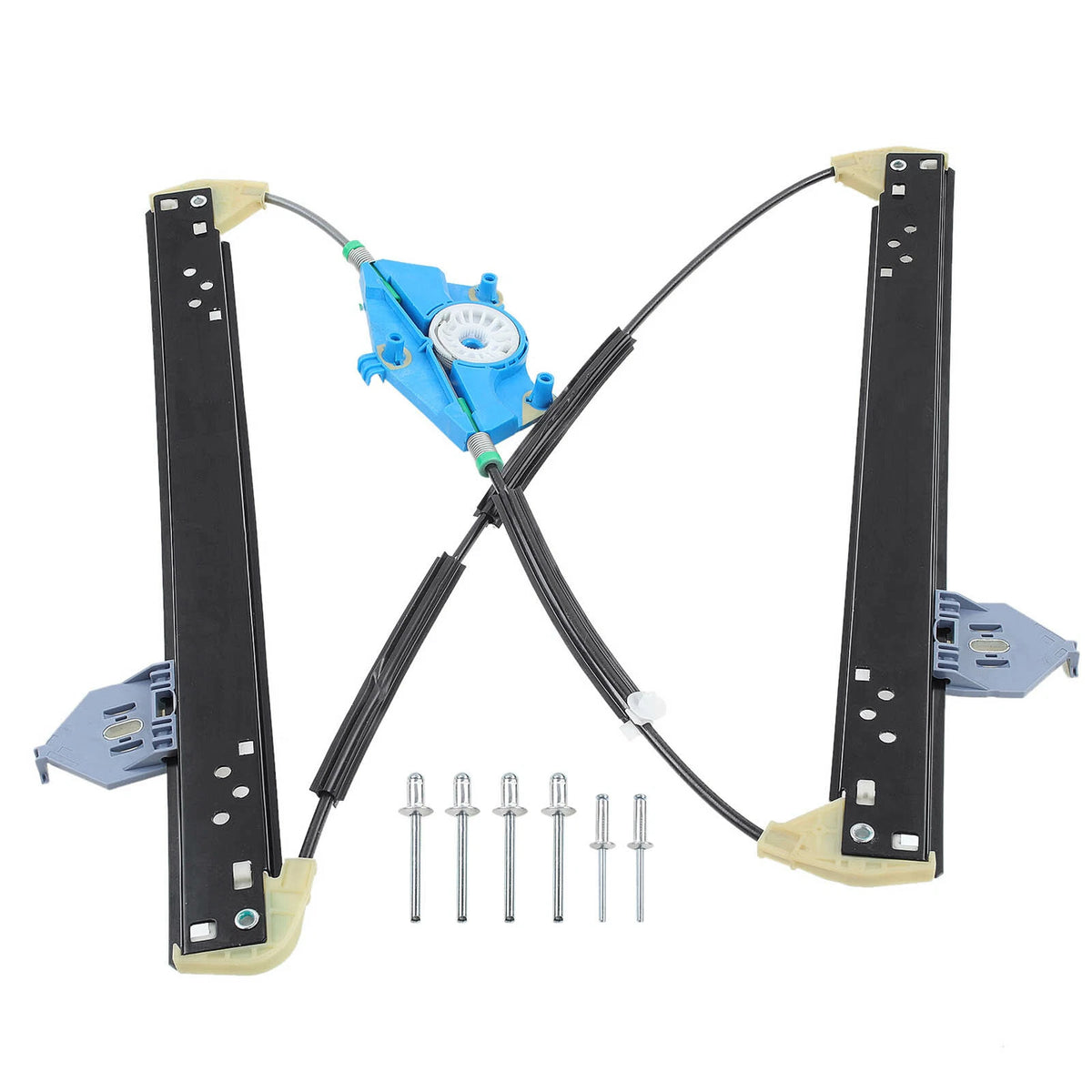 2X Power Window Regulator for Audi A8 Quattro S8 (2003–2010) 4E0839462, 4E0839462B, 4E0839462C