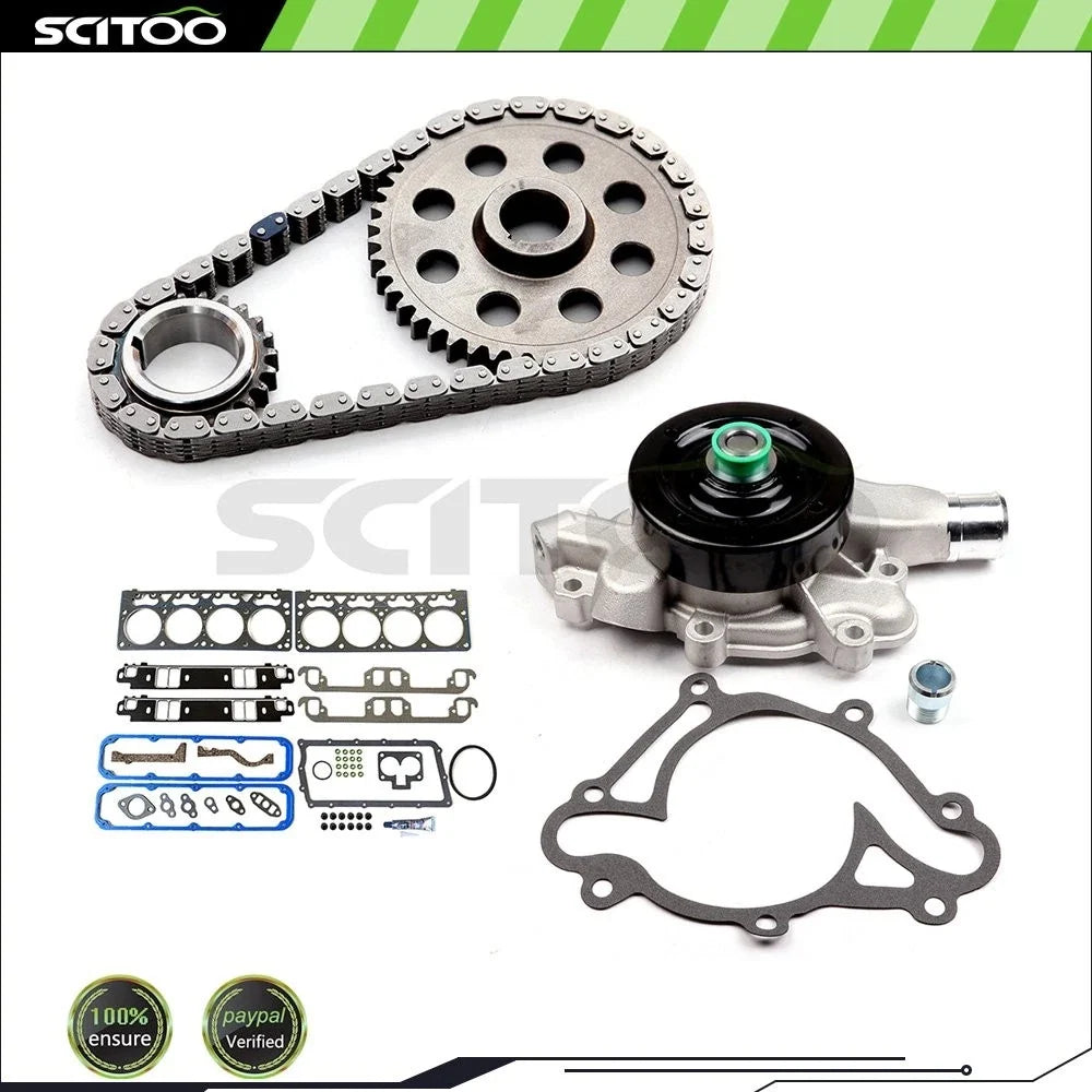 Head Gasket Set, Timing Chain Kit, Water Pump for Dodge B150 B250 B350 (1993–1994)