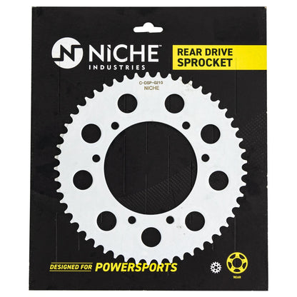 NICHE 420 Pitch 53 Tooth Rear Drive Sprocket for Derbi Senda R50 SM50 (519-CDS2435P)