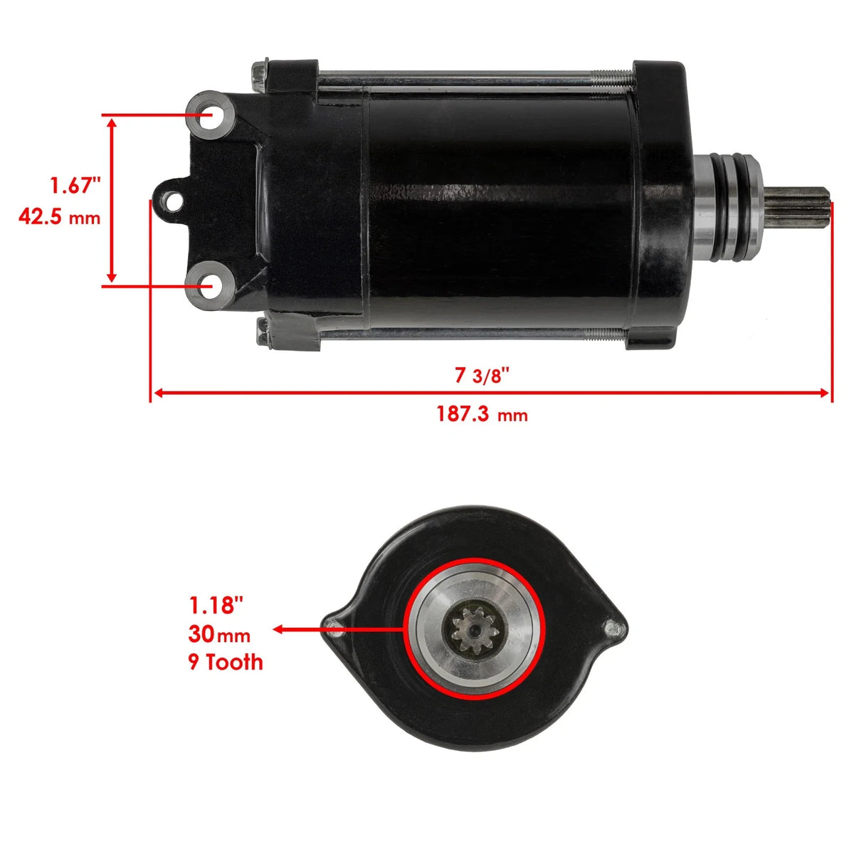Starter & Relay Solenoid for Seadoo Rx Di X 951 (2000–2003)
