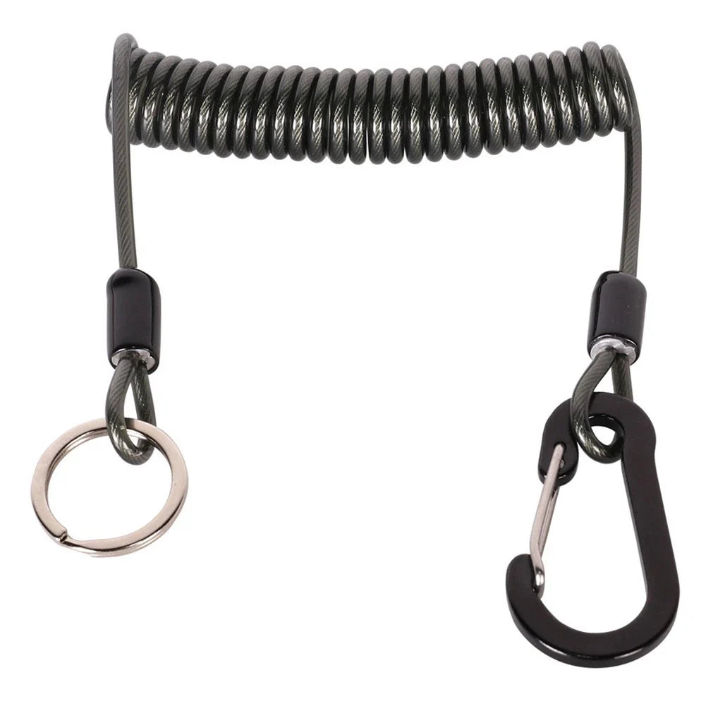 Anti-lost Wire Spring Rope for Fishing Tackle (1.2M/2M)