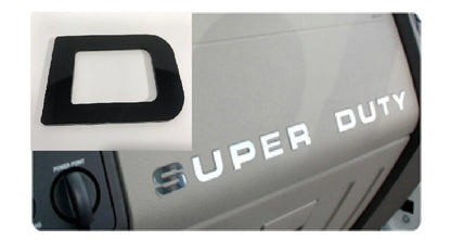 Dash Board Letter Black Inserts Replacement for Ford F250 Super Duty (2008–2016)